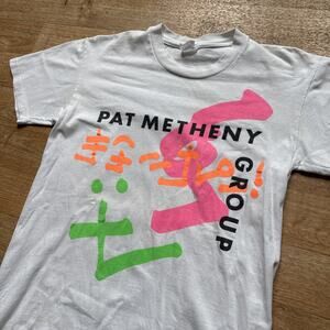 Vintage 80s Pat Metheny Group T-Shirt M Medium Tour Jazz Fusion Lyle Mays